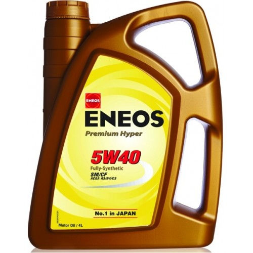 Масло моторное синтетическое - ENEOS 5W40 Premium Hyper 4л